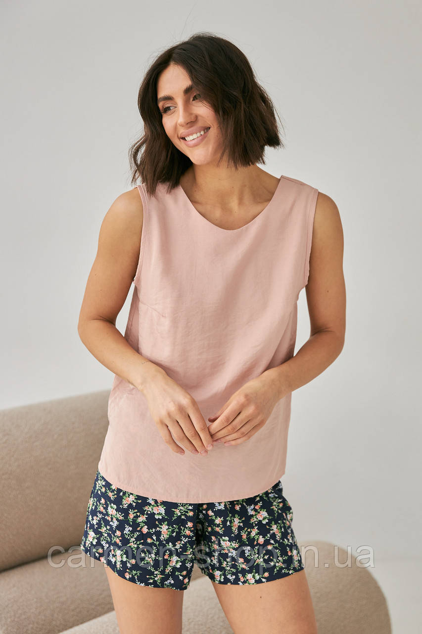 Комплект майка + шорти зі штапелю 0339/313 Barwa garments, фото 1