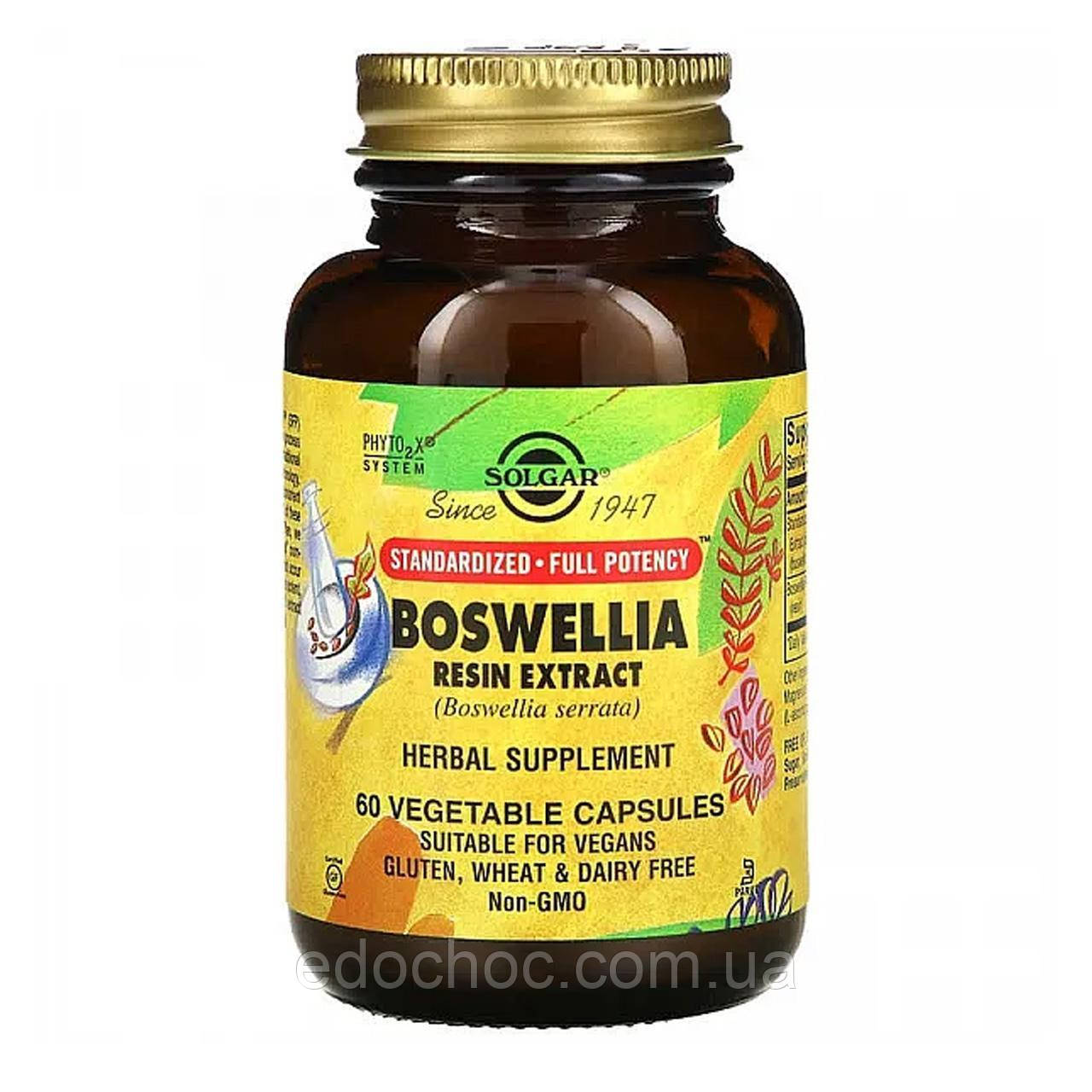 Босвеллія (Boswellia Resin) 350 мг 60 капсул SOL-04114, фото 1