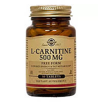 L-карнитин (L-Carnitine) 500 мг 30 таблеток SOL-00571