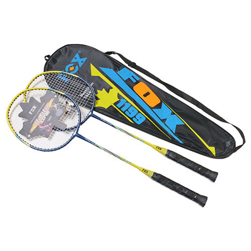 Ракетки для бадмінтону жовто-сині Fox
