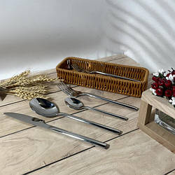 Набір столових приладів із нержавіючої сталі з 24 предметів ВС-80