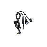 Комплект шнур+наушники на два уха для карманного слухового аппарата Axon микро-Джек 2.5 mm 3p EM, код: 8093841