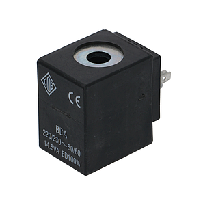 Котушка ODE тип BDA (230V 14,5VA) для електромагнітного клапана кавомашини та торгового апарату, фото 2