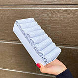 Набір шкарпеток чоловічих коротких сірих літніх легких базових однотонних 41-45 8 пар у подарунковій коробці BG, фото 3