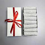 Набір шкарпеток жіночих коротких сірих літніх легких базових однотонних 36-40 8 пар у подарунковій коробці BG, фото 6