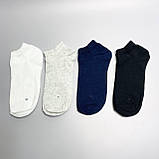 Комплект шкарпеток жіночих коротких різнобарвних літніх однотонних базових 36-40 24 пари на подарунок для жінок BG, фото 2