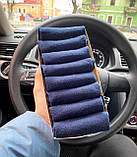 Бокс шкарпеток чоловічих коротких синіх літніх легких базових однотонних 41-45 8 пар у подарунковому пакованні BG, фото 8