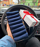 Комплект шкарпеток жіночих коротких літніх базових однотонних синіх практичних на 8 пар 36-40 в подарунок Br BAR, фото 3