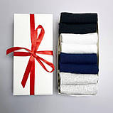 Набір шкарпеток чоловічих коротких різнобарвних літніх легких практичних 41-45 8 пар на подарунок парню BG, фото 4