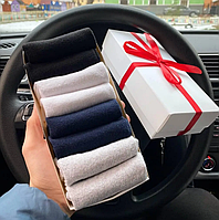 Набір шкарпеток чоловічих коротких різнобарвних літніх легких практичних 41-45 8 пар на подарунок парню BG