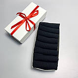 Набір шкарпеток жіночих коротких чорних літніх трикотажних 36-40 8 пар на крутий подарунок дівчині BG, фото 3