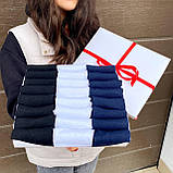 Комплект шкарпеток жіночих коротких різнобарвних літніх однотонних базових 36-40 24 пари на подарунок для жінок BG, фото 8