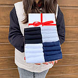 Бокс шкарпеток жіночих коротких різнобарвних літніх однотонних 36-40 16 пар на подарунок для дівчини BG, фото 8