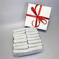 Прикольний бокс шкарпеток жіночих коротких сірих бавовняних 36-40 16 пар на подарунок дівчині BG