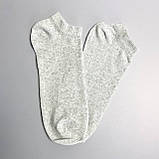 Комплект шкарпеток чоловічих коротких літніх сірих базових міцних 41-45 16 пар у подарунковому пакованні BG, фото 7