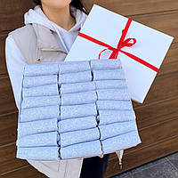 Найкращий набір шкарпеток чоловічих сірих трикотажних коротких літніх однотонних 41-45 24 пари на базовий подарунок Br BAR