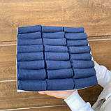 Прикольний набір шкарпеток жіночих коротких літніх синіх базових трикотажних 36-40 24 пари на подарунок BG, фото 6