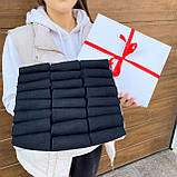 Комплект шкарпеток чоловічих коротких літніх чорних базових повсякденних 41-45 24 шт. у крутій подарунковій коробці BG, фото 2