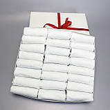 Набір шкарпеток чоловічих коротких літніх білих базових якісних 41-45 24 пари для чоловіків на подарунок BG, фото 3