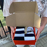 Бокс чоловічий кухоль 330 мл і короткі літні базові шкарпетки 14 пар для чоловіків креативний цікавий подарунок BG