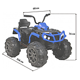 Дитячий електроквадроцикл Spoko HM-1288 синій, фото 9