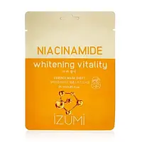 Тканинна маска для обличчя IZUMI Niacinamide Essence Mask з ніацинамідом, 25 мл