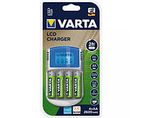 Зарядний пристрій Varta LCD CHARGER+4xAA 2500 mAh (57070201451)