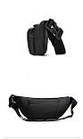 Нагрудна сумка чоловіча, водонепроникна, для мобільного телефона, поясна сумка гуртом Унісекс ОПТ, фото 3