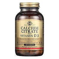 Кальций цитрат и витамин Д3 (Calcium Citrate with Vitamin D3) 250 мг/150 МЕ 120 таблеток SOL-00431