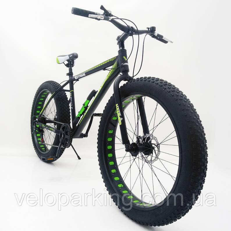 Позашляховик алюмінієвий фетбайк Mbike Hummer 26/4.0 XL Alloy (fatbike) велосипед 2024 New