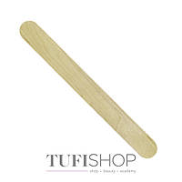 Деревянный шпатель лопатка косметологический одноразовый YRE для депиляции 15 см, 1 шт