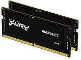 Модуль пам`ятi SO-DIMM 2x16GB/4800 DDR5 Kingston Fury Impact (KF548S38IBK2-32), фото 3
