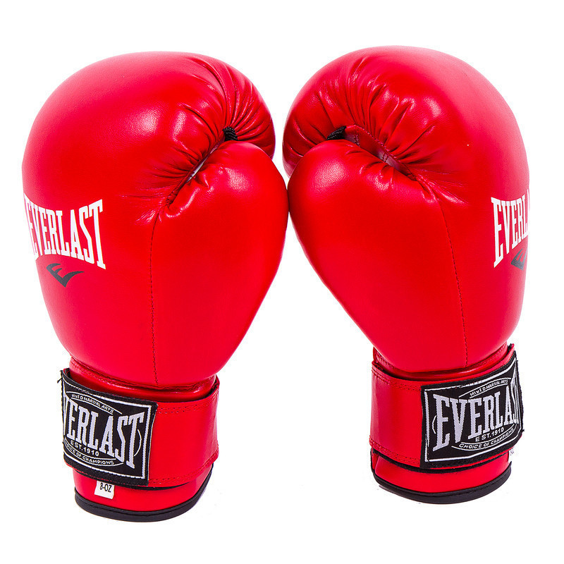 Боксерські рукавички червоні Everlast DX розмір 8 oz