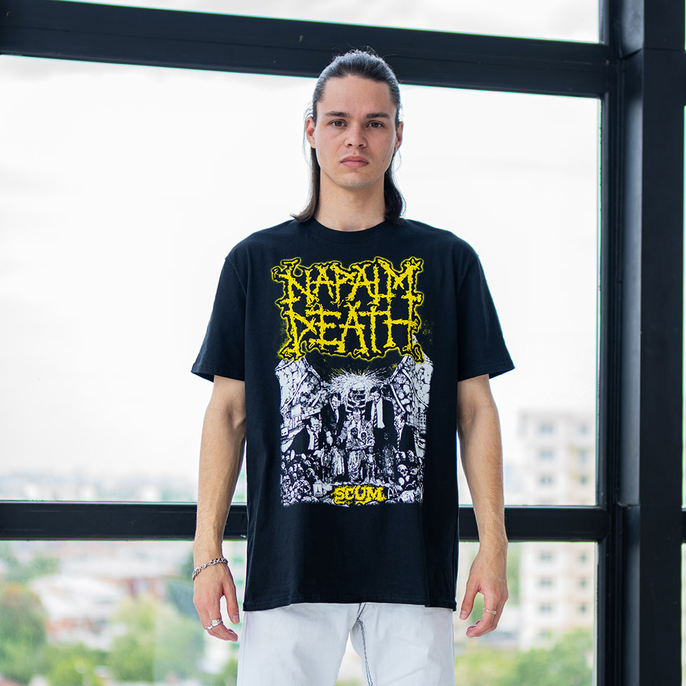Футболка MSO - Napalm Death - Scum (1987)