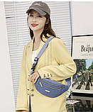 Гаряча продажна модна жіноча поясна сумка нагрудна сумка через плече оптова, фото 3