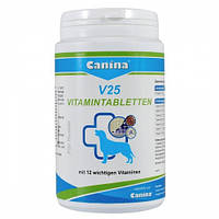 Витамины Canina V25 Vitamintabletten для собак, поливитаминный комплекс, 200 г (60 табл)
