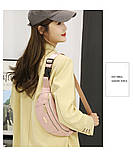 Гаряча продажа модна жіноча поясна сумка нагрудна сумка через плече оптова, фото 3