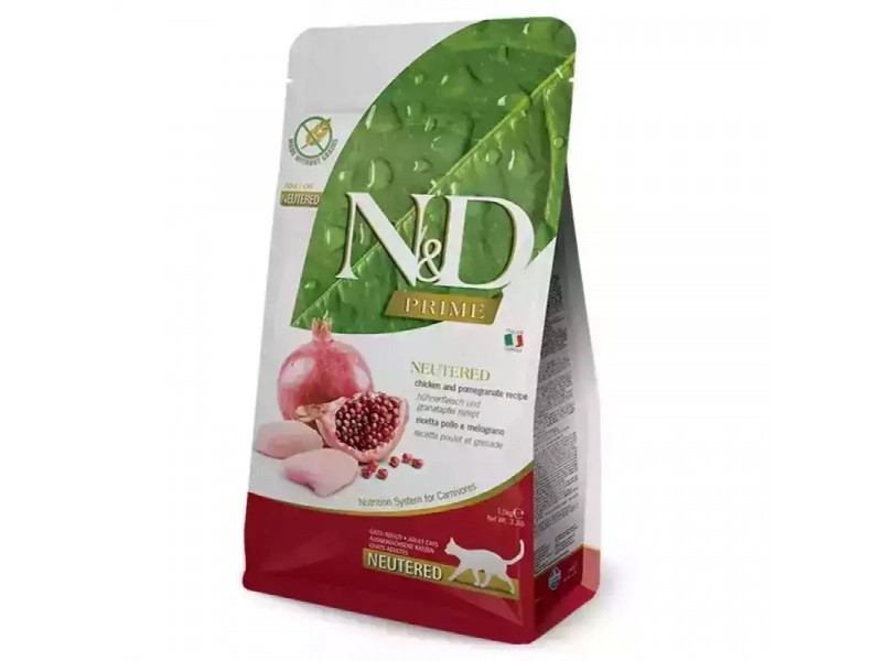 Farmina ND Grain Free Prime Chicken Pomegranate Neutered Adult Фармина ...