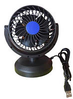 Портативний настільний мінівентилятор Portable Fan USB Чорний