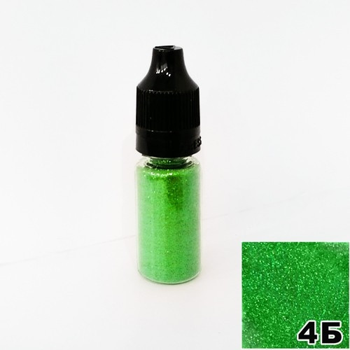 Блискітки Неоново-зелені в пляшці з дозатором 10 мл, глітер сухий, фото 1