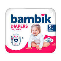 Подгузники Bambik Medium размер 5 (11-25 кг), 32 шт