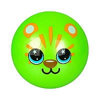 УЦЕНКА Мяч детский MS 0249-1(Green -UC Тигр 9 дюймов одностикерный Игрушки Xata