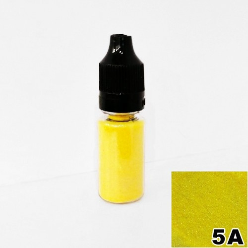 Блискітки Неоново жовті в пляшці з дозатором 10 мл, глітер сухий, фото 1