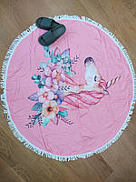 Пляжні круглі рушник килимок 150 см