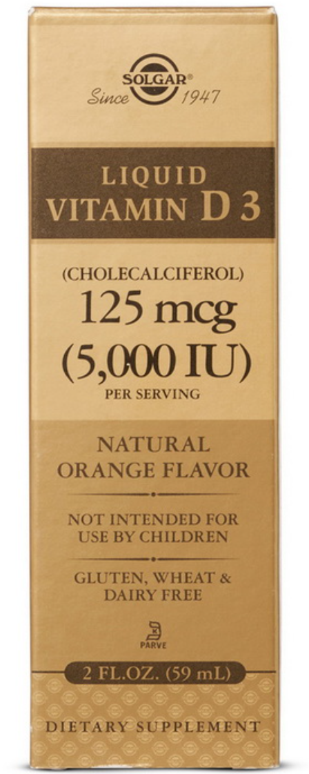 Вітамін Д3 Solgar Liquid Vitamin D3 5,000 IU 59 мл