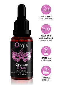 Збудливі краплі для клітора Orgie "ORGASM DROPS", 30 мл