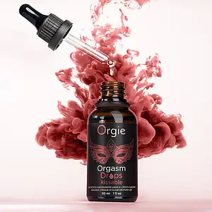 Збудливі краплі для клітора Orgie Orgasm Drops kissable "ЯБЛОКО та КОРИЦЯ", 30 мл