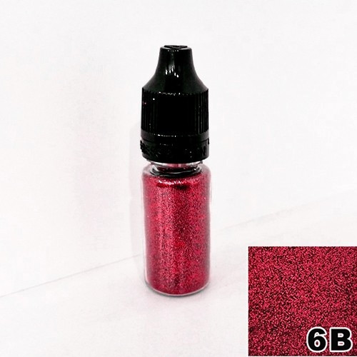 Блискітки Рубінові в пляшечці з дозатором 10 мл, глітер сухий, фото 1