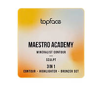 Палетка для контуринга Topface Maestro Academy Mineralist Contour 01