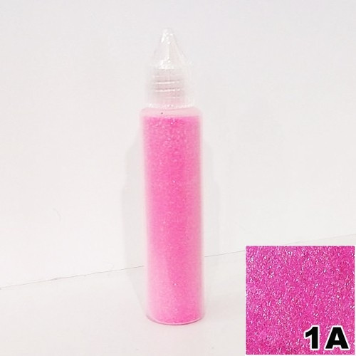 Блискітки Неоново Рожеві в пляшечці з дозатором 30 мл, глітер сухий, фото 1